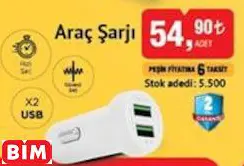 POLOSMART ARAÇ ŞARJI POLOSMART ARAÇ ŞARJI